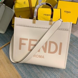 Fendi Sunshine Handle Bag 36cm Beige