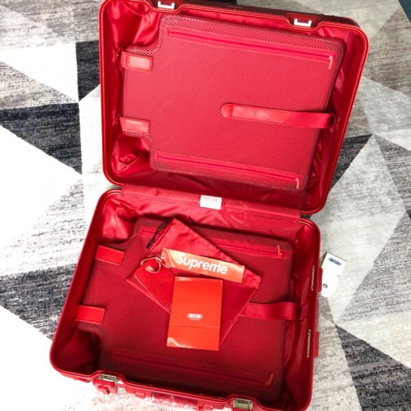 Louis Vuitton x Supreme Rolling Vali In Red 26 Inch - Image 6