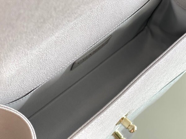 Chanel Medium Classic Flapbag 25cm Grey - Image 7