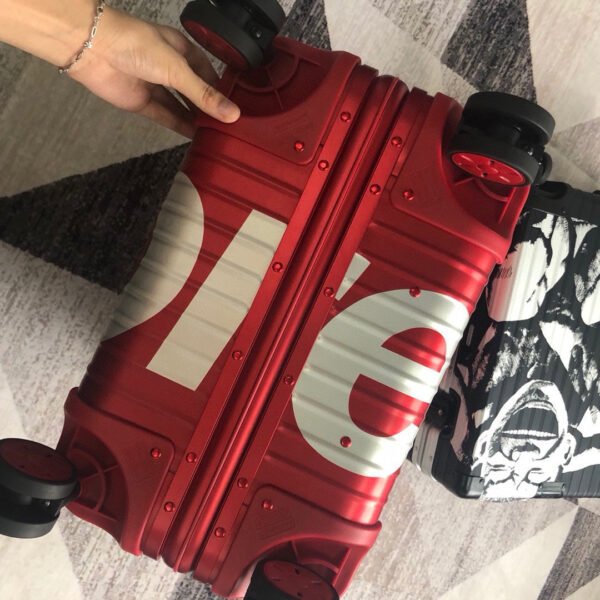 Louis Vuitton x Supreme Rolling Vali In Red 26 Inch - Image 7