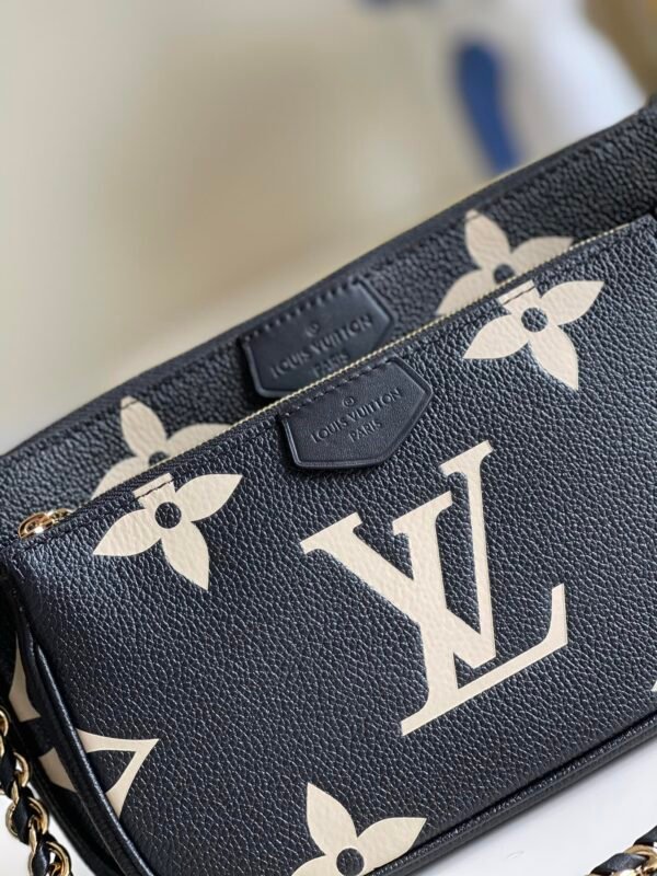 Louis Vuitton Multi Pochette Crossbody Bags 24cm Black - Image 5