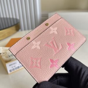 Louis Vuitton Card Holder 11cm Pink