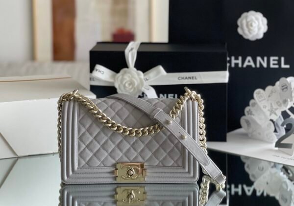 Chanel Medium Classic Flapbag 25cm Grey