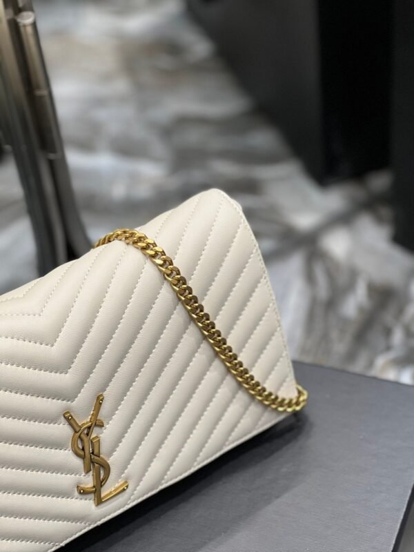 Saint Laurent Kata 99 Chain Bag With Gold Hardware 26cm - Image 4