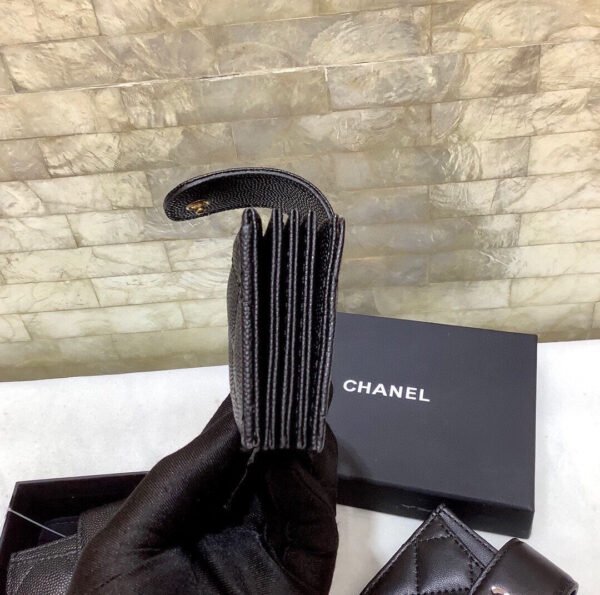 CO-CO Chanel Card Holder With Gold Hardware 10cm - Image 4