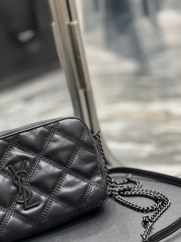 Saint Laurent Becky Double-Zip Pouch 19cm - Image 4