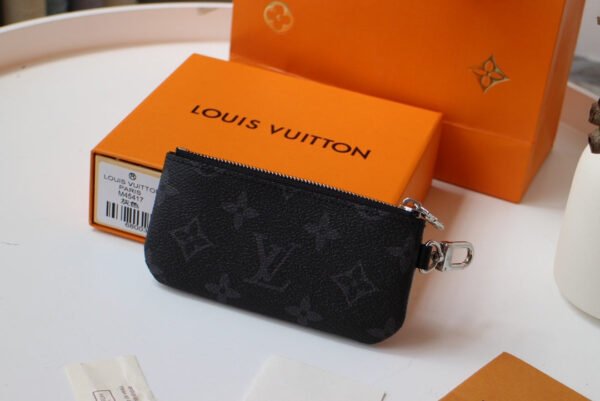 Louis Vuitton Monogram Clutch Bag 12cm Black
