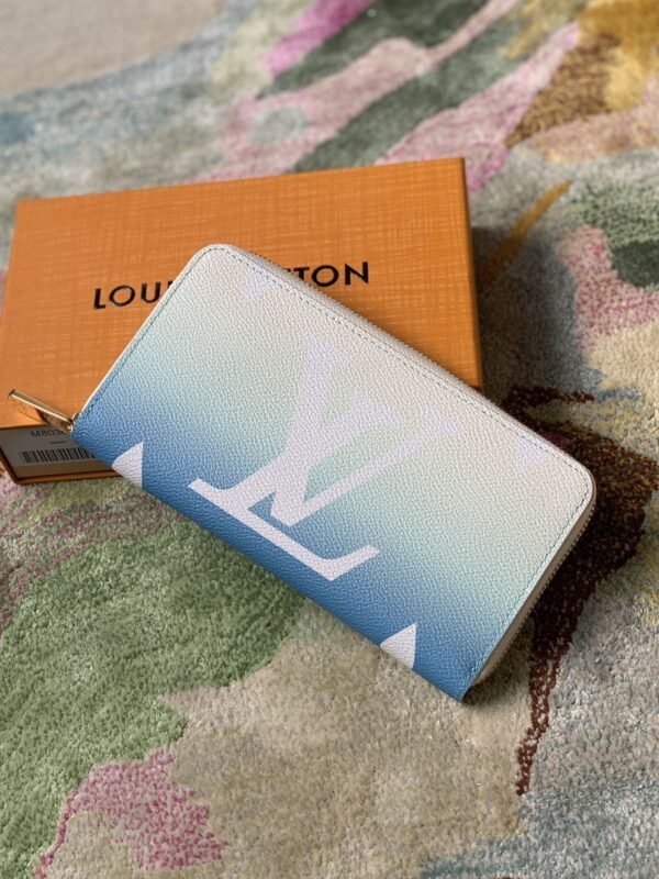 Louis Vuitton Monogram Empreinte Wallet 20cm Blue