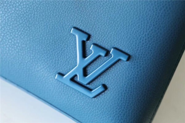 Louis Vuitton Pochette Ipad Blue Aerogram For Men, Men’s Wallet 30cm LV M81029 - Image 9