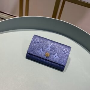Louis Vuitton Monogram Wallet 10cm Blue