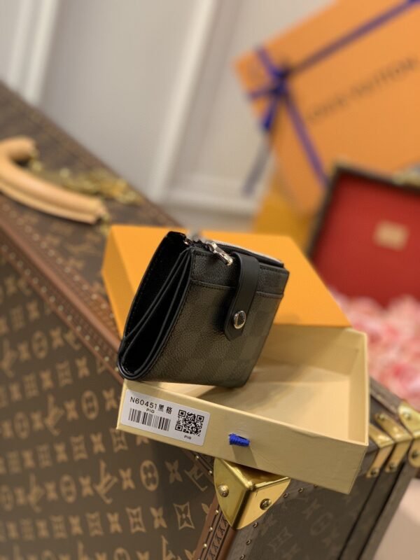 Louis Vuitton Damier Wallet 11cm Black - Image 2
