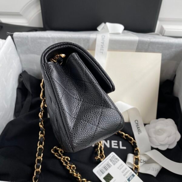 Chanel Mini Classic Flapbag 20cm Black - Image 7