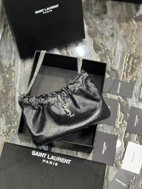 Saint Laurent Paris Mini Bag With Silver Hardware 24cm - Image 5