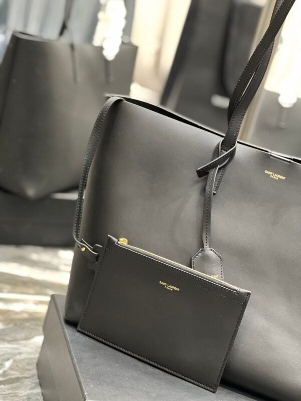 Saint Laurent Shopping Tote Bag With Gold Hardware 38cm - Image 5