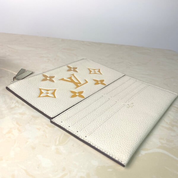 Louis Vuitton Monogram Empreinte Pochette 21cm White - Image 7