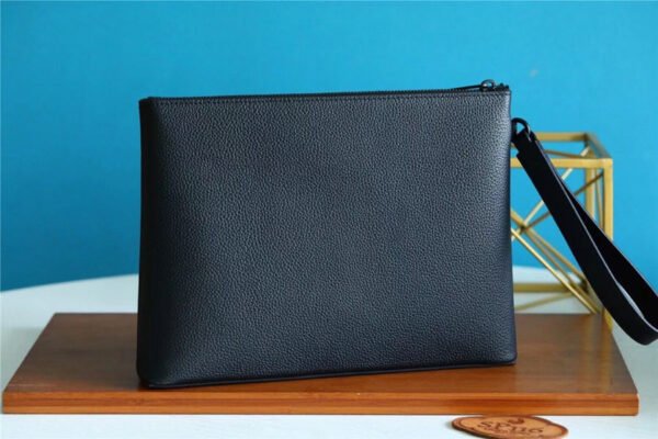 Louis Vuitton Pochette Ipad Black Aerogram For Men, Men’s Wallet 30cm LV M81029 - Image 9