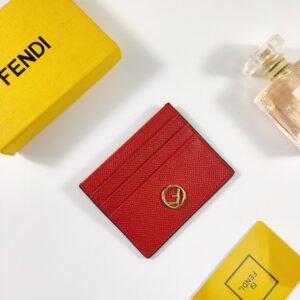 Fendi Card Case 10cm Red