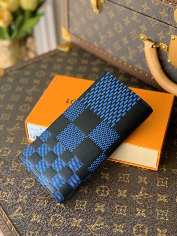 Louis Vuitton Damier Wallet 10cm Blue