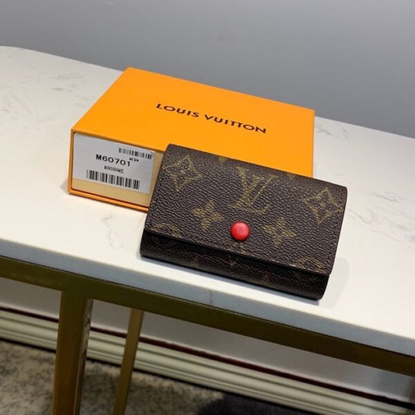 Louis Vuitton 6 Key Holder Monogram 10cm Orange