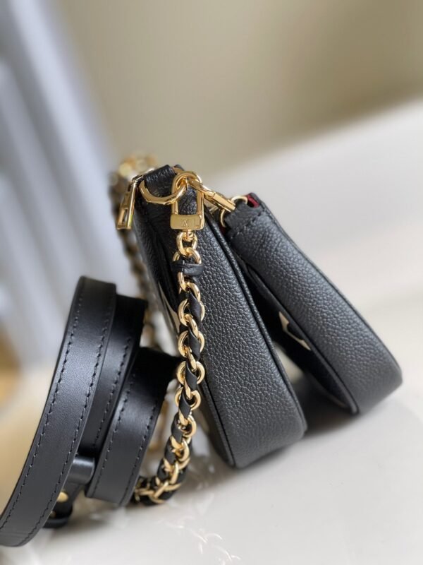 Louis Vuitton Multi Pochette Crossbody Bags 24cm Black - Image 3
