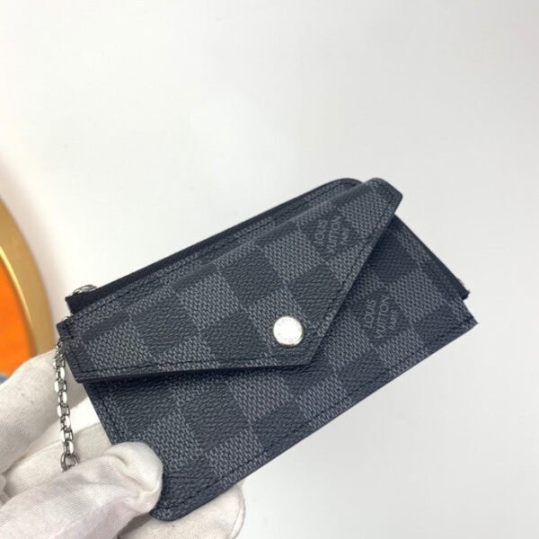 Louis Vuitton Damier Clutch Bag 13cm Blue - Image 5