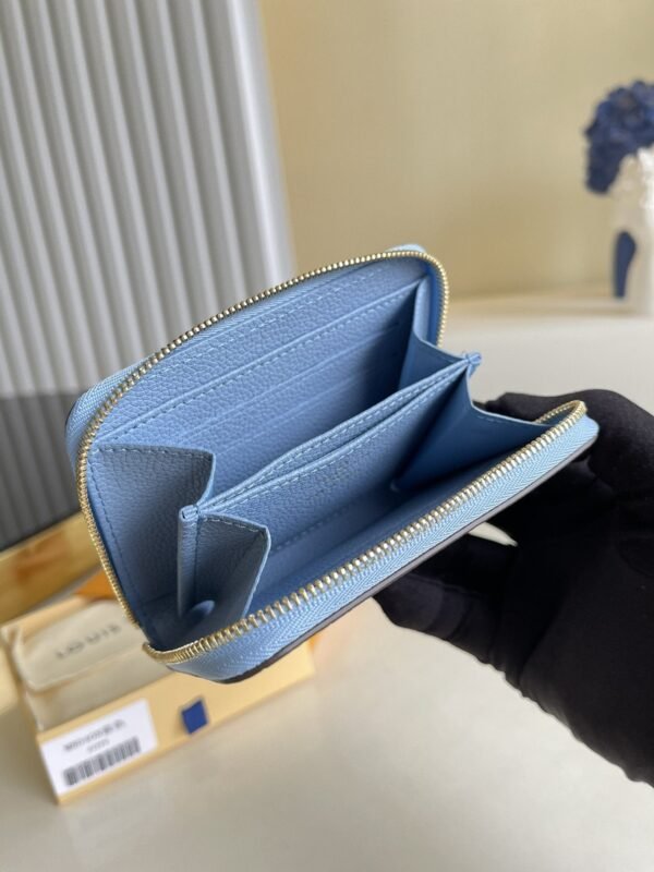 Louis Vuitton Monogram Wallet 11cm Blue - Image 3