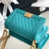 Chanel Medium Classic Flapbag 25cm Blue - Image 7