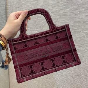 Christian Dior Red Mini Handle Bag 23cm