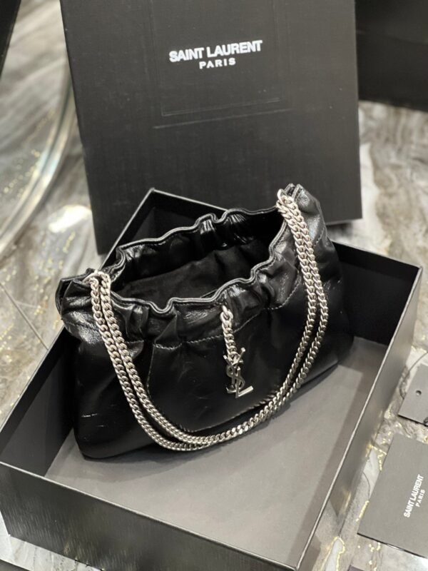 Saint Laurent Paris Mini Bag With Silver Hardware 24cm - Image 7