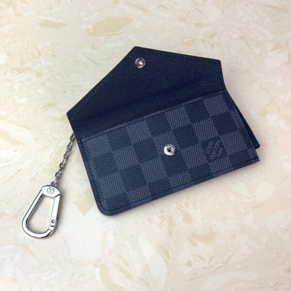 Louis Vuitton Damier Clutch Bag 13cm Blue - Image 6