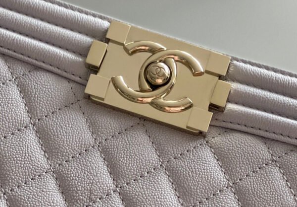 Chanel Medium Classic Flapbag 25cm Grey - Image 6