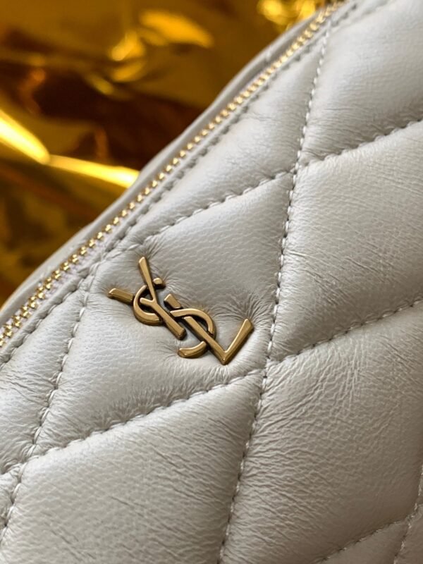 Saint Laurent Sade Mini Tube Bag For Women 20cm Vitage White YSL 699703AAAJU9207 - Image 3