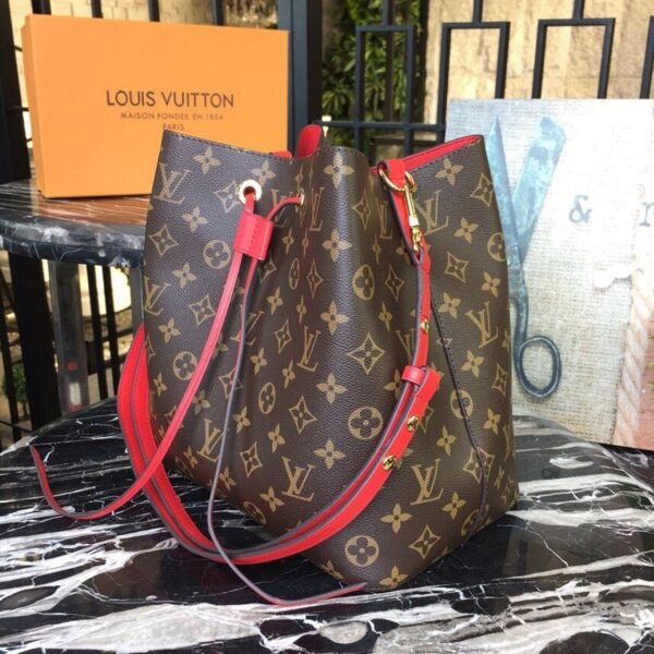 Louis Vuitton NoNo Bucket Bag Monogram Canvas Spring/Summer Collection M44020 Coquelicot - Image 4