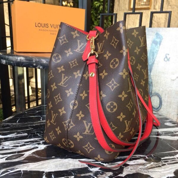 Louis Vuitton NoNo Bucket Bag Monogram Canvas Spring/Summer Collection M44020 Coquelicot - Image 3