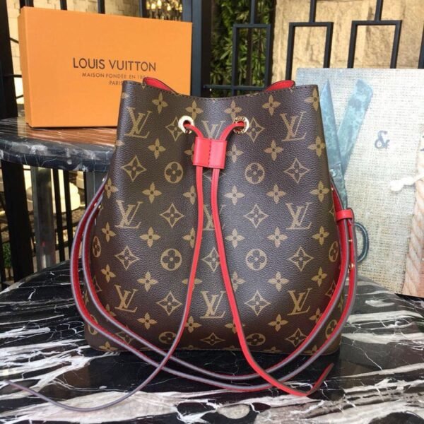 Louis Vuitton NoNo Bucket Bag Monogram Canvas Spring/Summer Collection M44020 Coquelicot