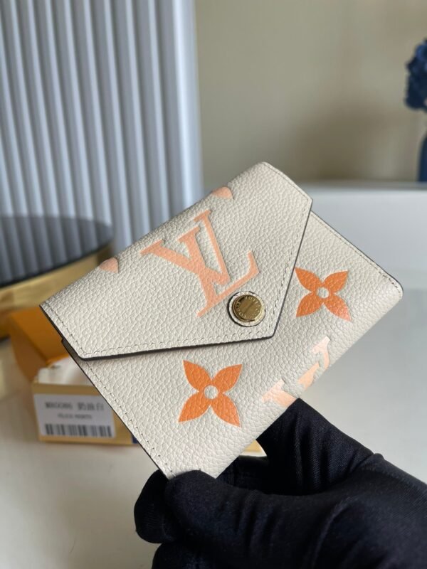 Louis Vuitton Monogram Empreinte Wallet 12cm Cream