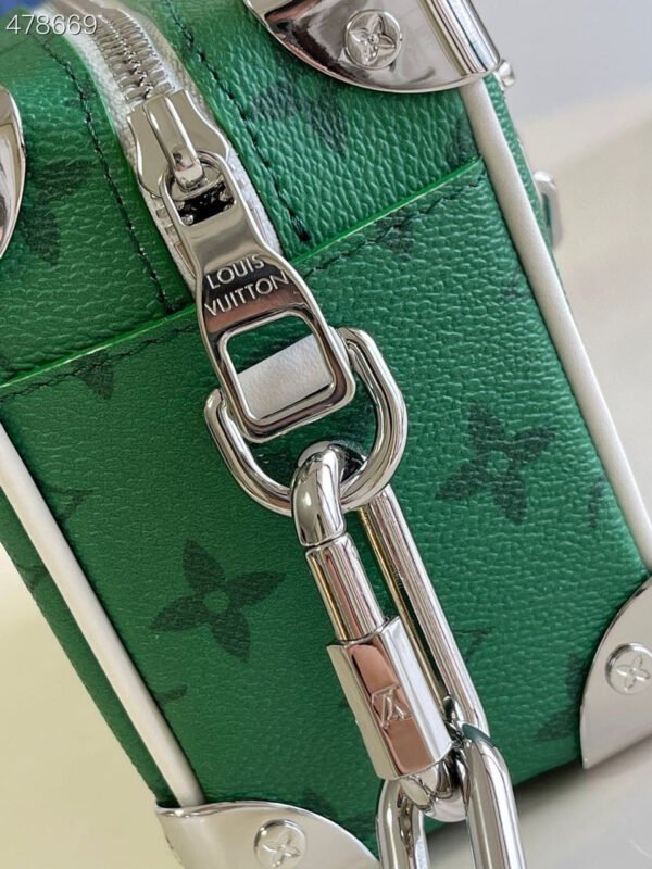 Louis Vuitton Mini Soft Trunk 18cm Zoom with Friends Monogram Canvas Spring/Summer Collection M80159, Green - Image 8