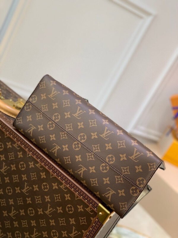 Louis Vuitton x Urs Fischer OnTheGo Bag 34cm Monogram Canvas Spring/Summer Collection M45119 Brown - Image 8