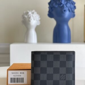 Louis Vuitton Amerigo Wallet 12cm Black