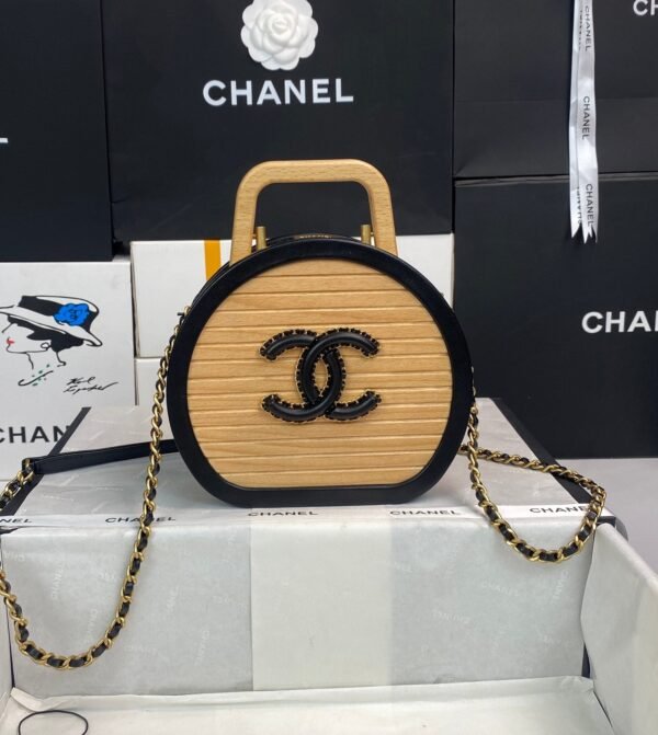 Chanel Small Vanity Case 21cm Brown