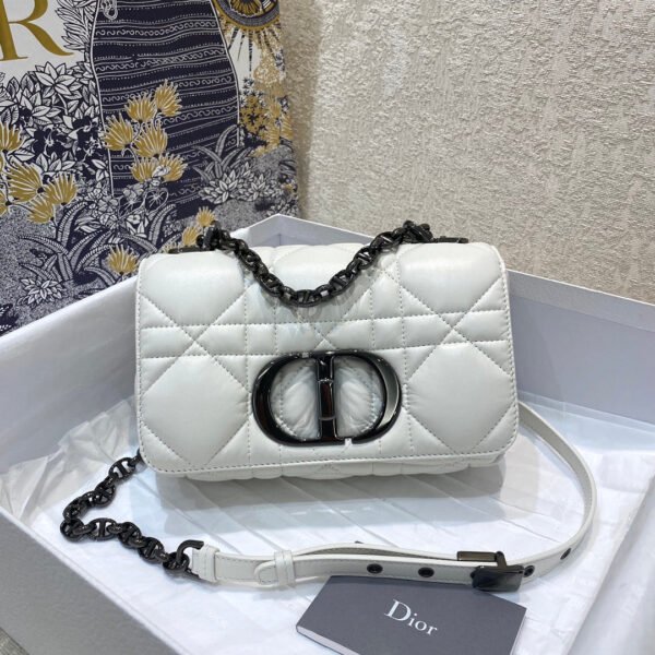 Christian Dior Mini Caro Bag 20cm White