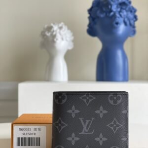Louis Vuitton Amerigo Wallet 12cm Black