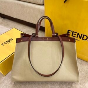 Fendi Peekaboo X-tote Bag 41cm Cream
