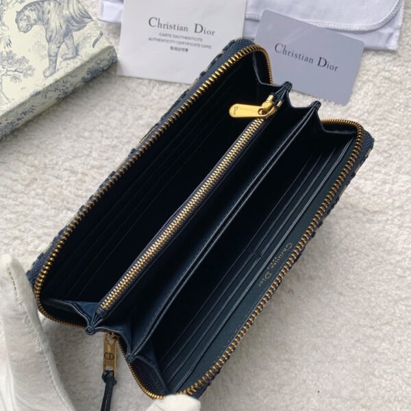 Christan Dior Blue Clutch 20cm - Image 4