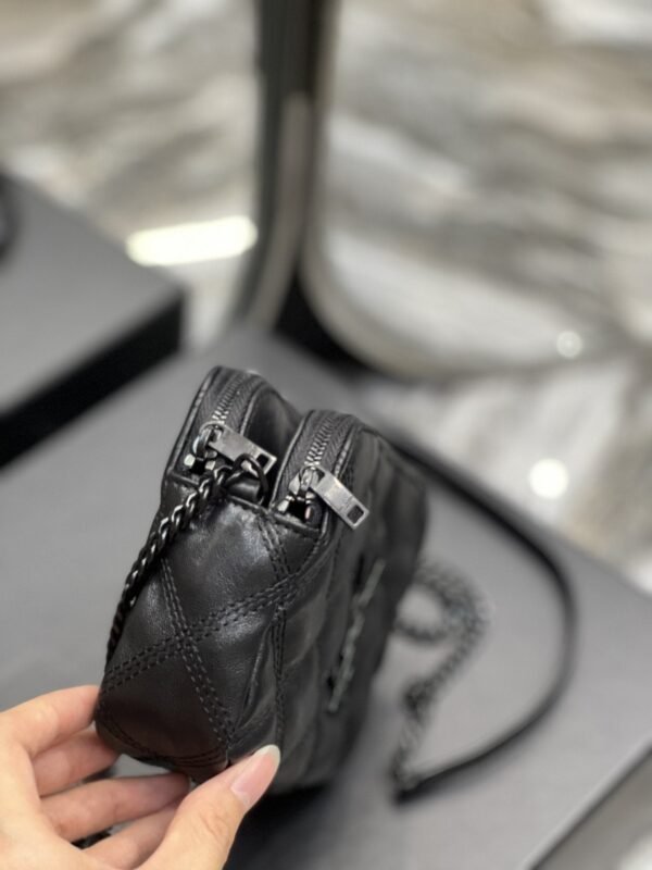 Saint Laurent Becky Double-Zip Pouch 19cm - Image 8