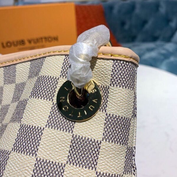 Louis Vuitton Artsy MM Bag 42cm Damier Azur Canvas Spring/Summer Collection N41174, Beige - Image 8