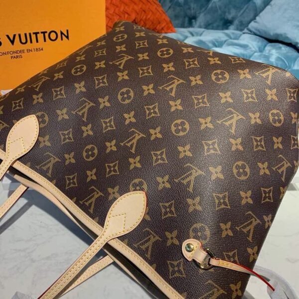 Louis Vuitton Neverfull MM Bag 32cm Monogram Canvas Spring/Summer Collection M40995, Beige - Image 6