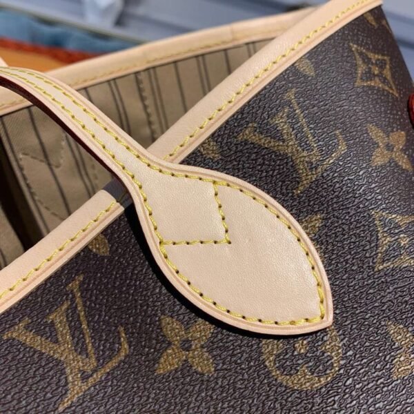 Louis Vuitton Neverfull MM Bag 32cm Monogram Canvas Spring/Summer Collection M40995, Beige - Image 9