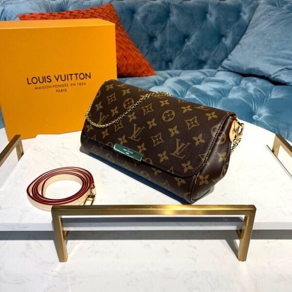 Louis Vuitton Favorite MM Bag 24cm Monogram Canvas Spring/Summer Collection M40718 Brown - Image 4