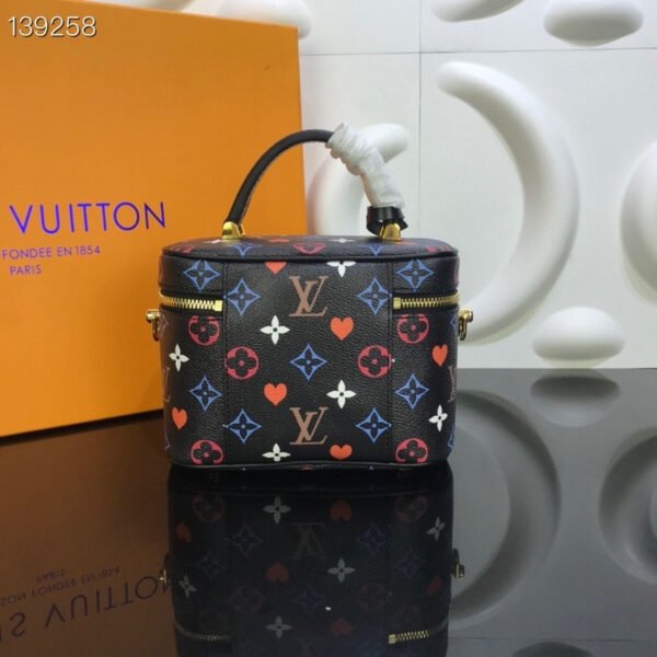 Louis Vuitton Vanity PM Bag 22cm Monogram Canvas Cruise Poker Collection M45163 Black/Multi - Image 2